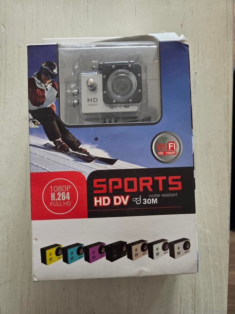 Sports HD DV Actiecamera - Full HD 1080P, Waterdicht, Audio, Tv en Foto, Actiecamera's, Ophalen of Verzenden, Nieuw, Overige merken