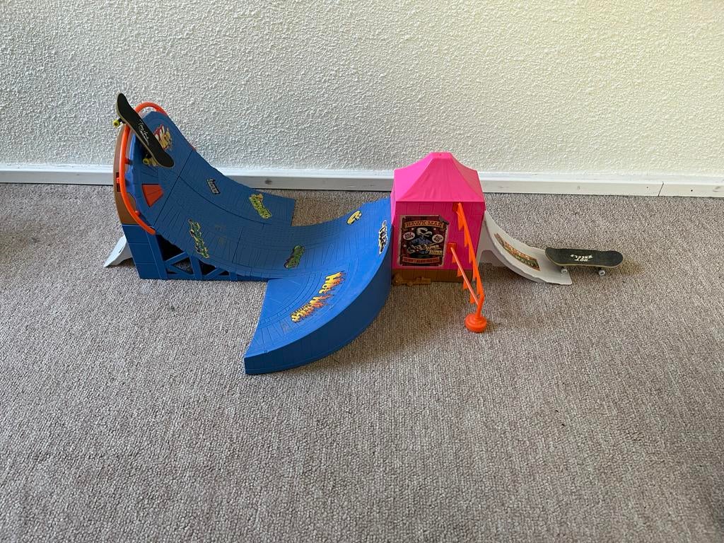 Hot Wheels Skatepark inclusief skateboard, Ophalen of Verzenden, Gebruikt, Jongen of Meisje