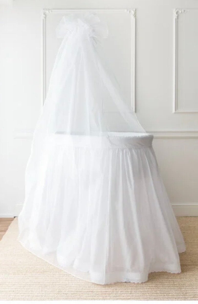 Smeedijzeren wieg Théophile Patachou met voile en matras, Kinderen en Baby's, Babywiegjes en Ledikanten, Ophalen, Zo goed als nieuw
