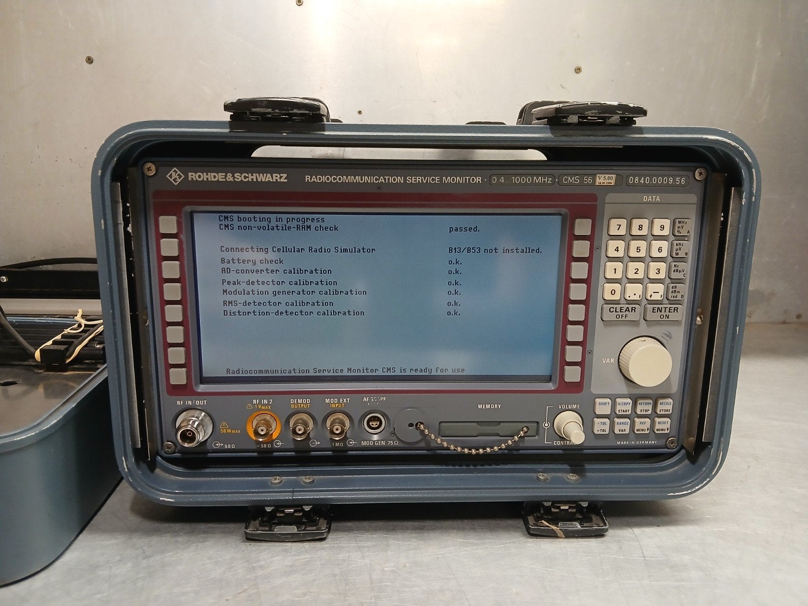 Rohde & Schwarz CMS 56 Radiocommunication Service Monitor, Ophalen of Verzenden