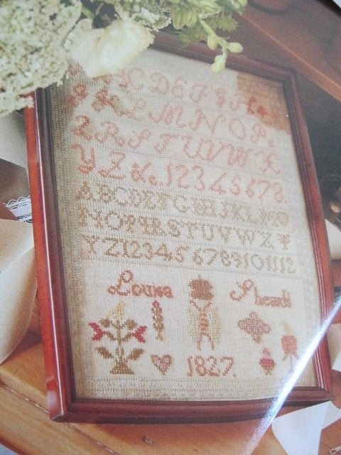 Borduurpatroon  `` Antieke ``  merklap   nr 8129, Verzenden, Nieuw, Handborduren, Patroon