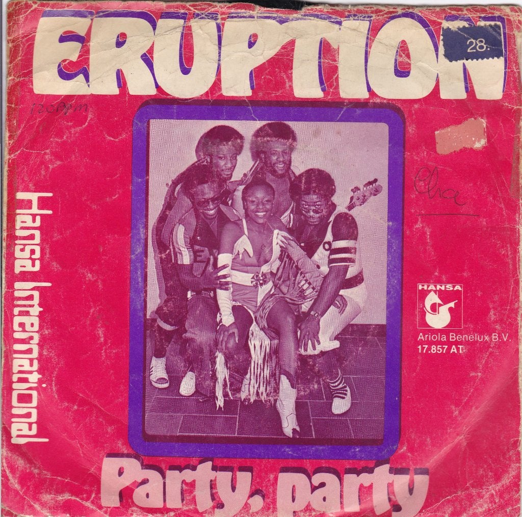 s 3502 Eruption – Party Party, Cd's en Dvd's, Gebruikt, Fotohoes, Overige genres, 7 inch