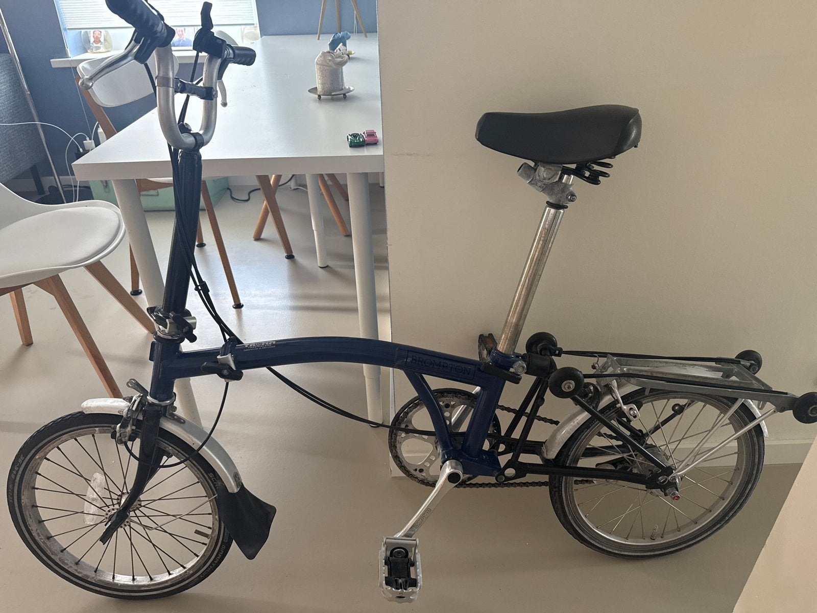 Brompton vouwfiets - 5 versnellingen, bagage drager, Gebruikt, Brompton, 16 tot 18 inch, Versnellingen