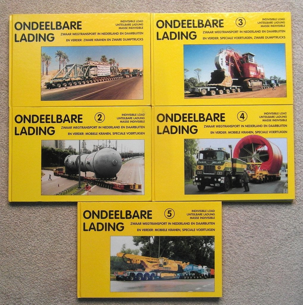 Ondeelbare lading -- Zwaar wegtransport in Nederland 1 t/m 5, Boeken, Ophalen of Verzenden, Zo goed als nieuw, Tractor en Landbouw
