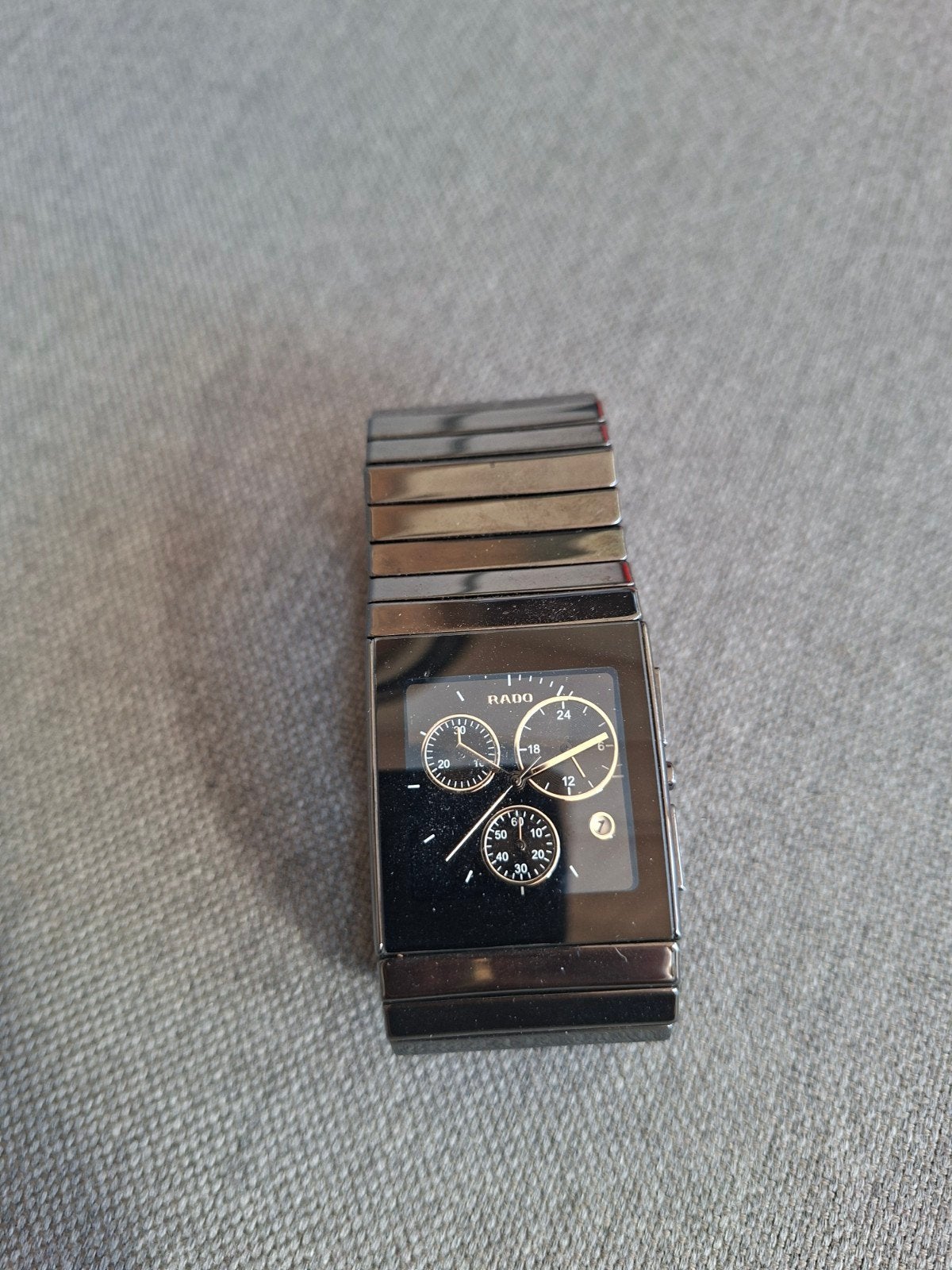 Rado horloge - Zwart keramiek - Zo goed als nieuw, Sieraden, Tassen en Uiterlijk, Horloges | Heren, Ophalen of Verzenden, Zo goed als nieuw