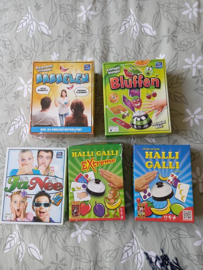 Spellen 5 euro p.st. of alles 16. euro ., Vijf spelers of meer, Ophalen of Verzenden, Gebruikt