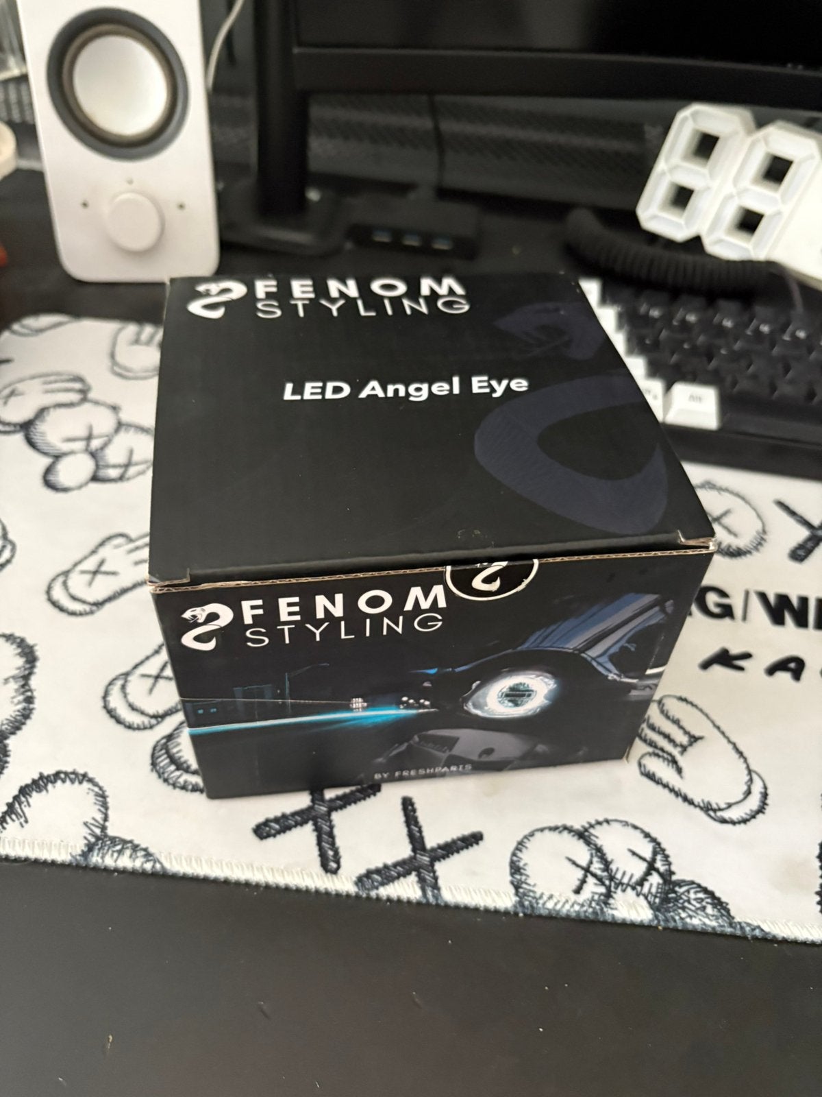 LED Angel Eye, Fietsen en Brommers, Brommeronderdelen | Scooters, Ophalen, Nieuw, Koplamp, Piaggio