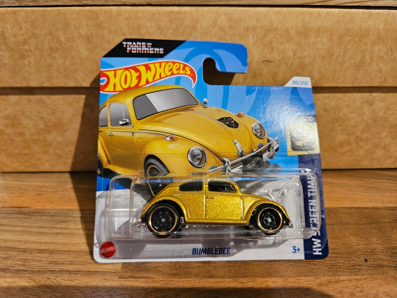 Hotwheels Hot Wheels Volkswagen Kever Bumblebee in OVP, Ophalen of Verzenden, Zo goed als nieuw, Auto