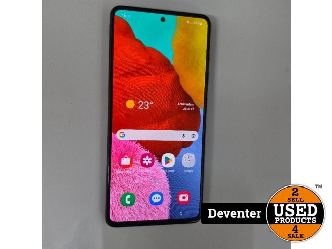 Samsung Galaxy A51 128GB Android 13 Zeer net Betaal in3!, Telecommunicatie, Mobiele telefoons | Batterijen en Accu's, Samsung
