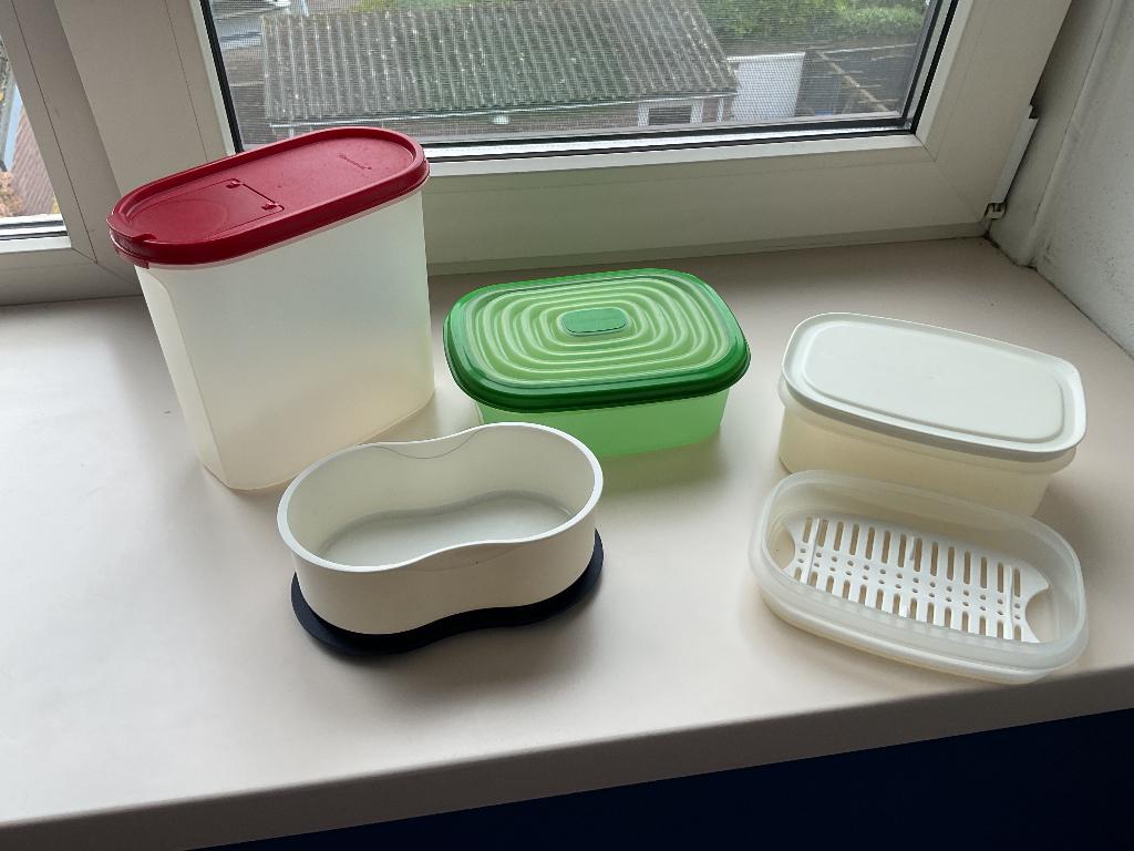 Tupperware, Huis en Inrichting, Keuken | Tupperware, Verzenden, Gebruikt, Groen, Overige typen