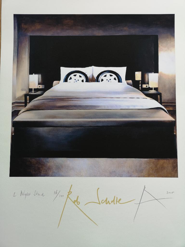 Rob Scholte, Night Stand., Antiek en Kunst, Kunst | Litho's en Zeefdrukken, Ophalen of Verzenden