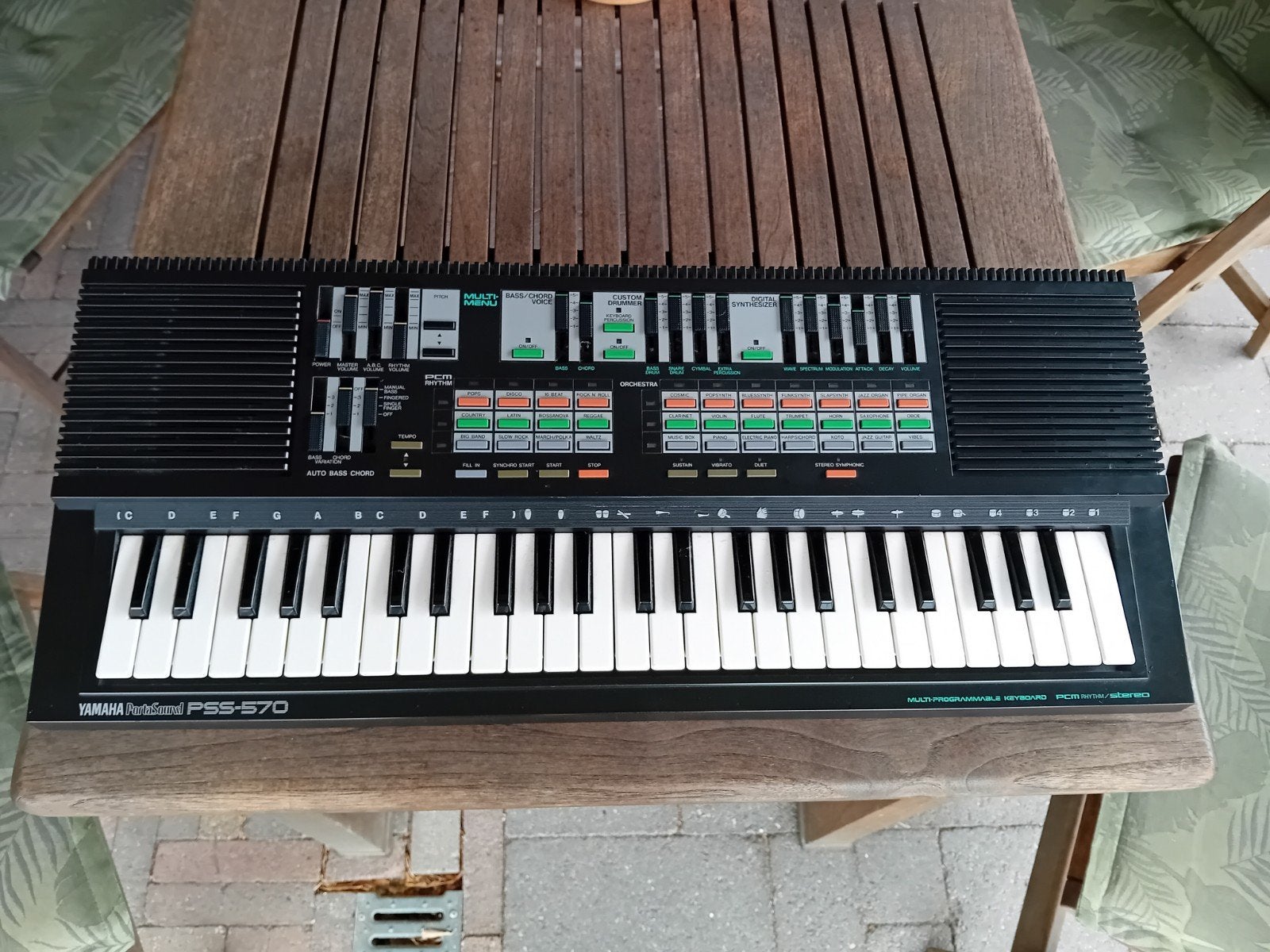 Yamaha PortaSound PSS-570 Keyboard - Vintage Synthesizer, Ophalen of Verzenden, Gebruikt, 49 toetsen, Yamaha