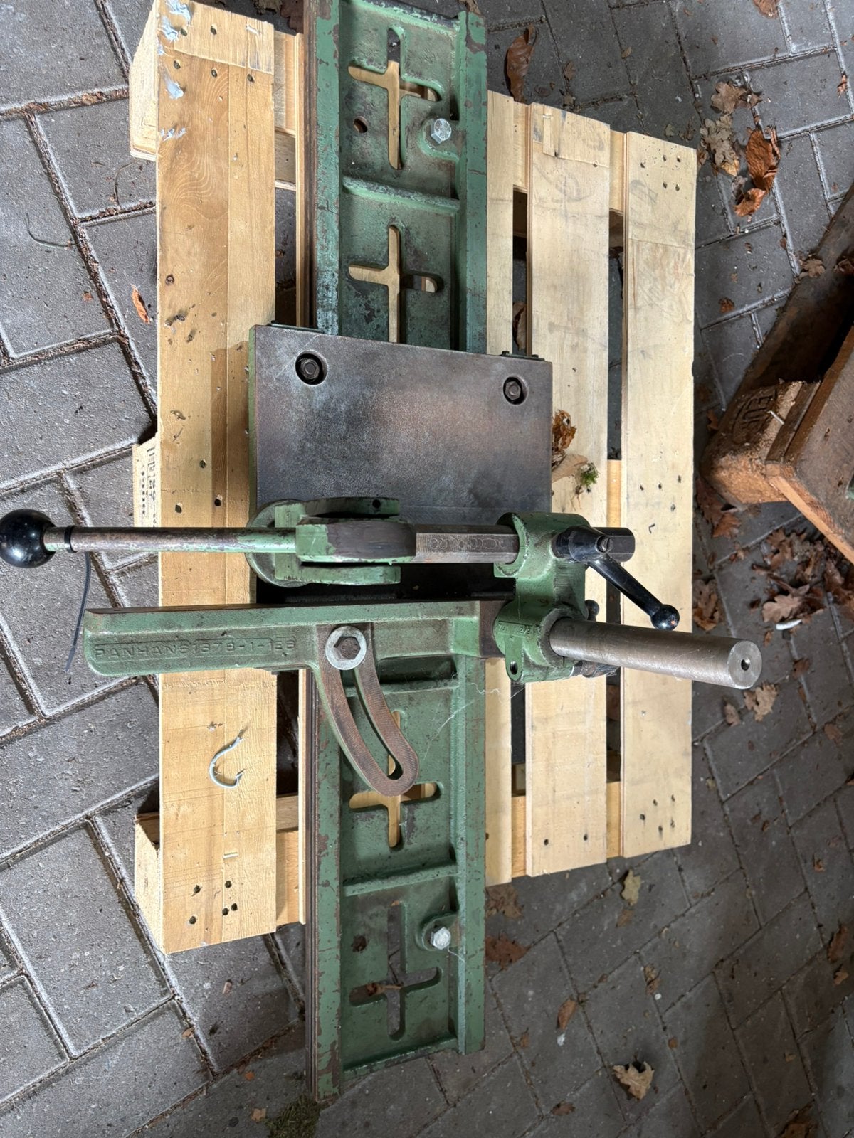 Panhans pennen frais geleider voor een freesmachine, Ophalen, Gebruikt