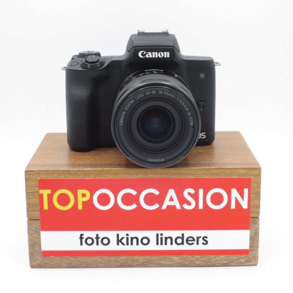 OCCASION: Canon EOS M50 + EF-M 15-45mm IS STM, Gebruikt, Canon, Ophalen of Verzenden, Touchscreen