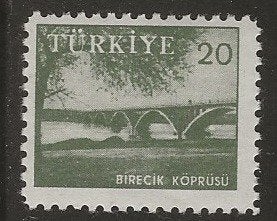 Turkije 62, brug voor ceesie, Verzenden, Overige landen, Gestempeld