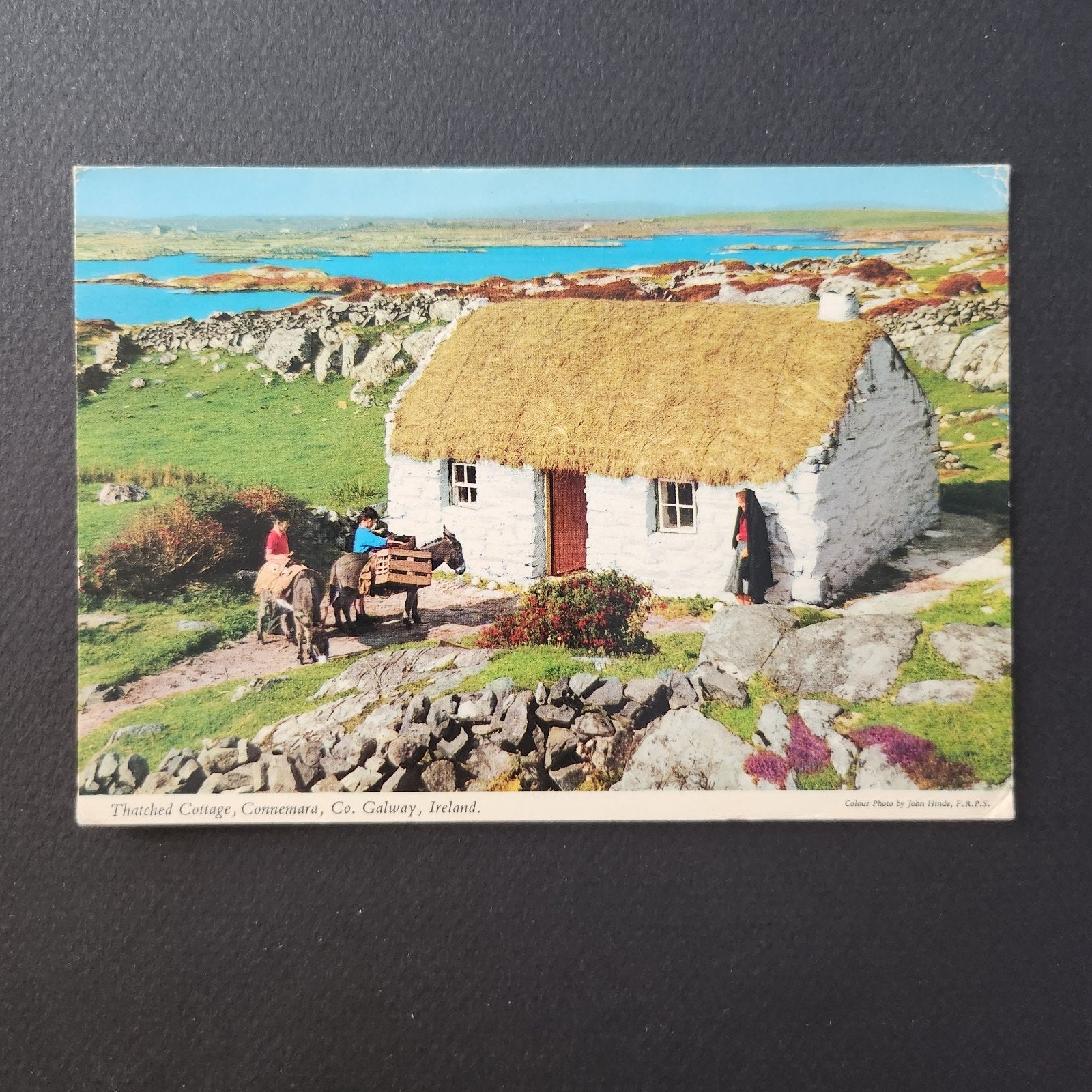 Ansichtkaart Ierland - Thatched Cottage, Connemara, Verzenden, 1960 tot 1980, Ongelopen, Overig Europa