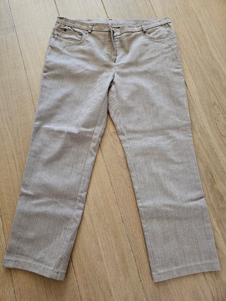 Licht bruine broek, Atelier, maat 40/42, Atelier, Bruin, Maat 42/44 (L), Nieuw