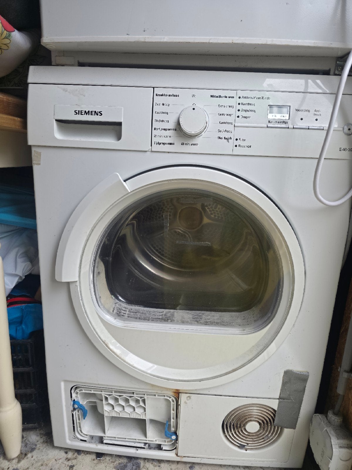 condensdroger Siemens, Ophalen, 6 tot 8 kg, Gebruikt, Voorlader