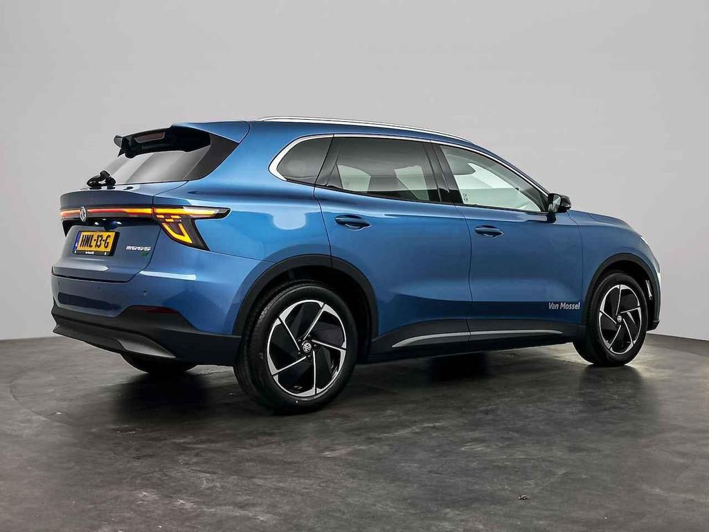 MG MGS5 EV 64kWh Luxury | Leder | Stoel + Stuurverwarming |, Auto's, 12 maanden, Achterwielaandrijving, 1700 kg, Blauw