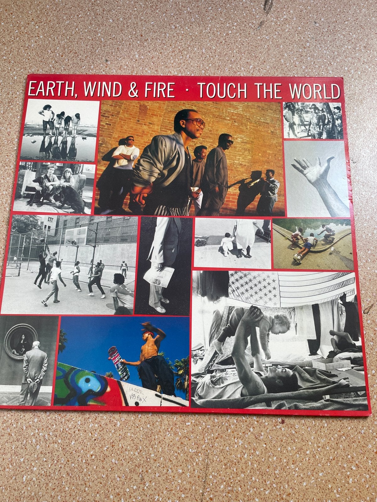 Earth, Wind & Fire - Touch the World LP (1987), LP, Gebruikt, Ophalen of Verzenden, Funk