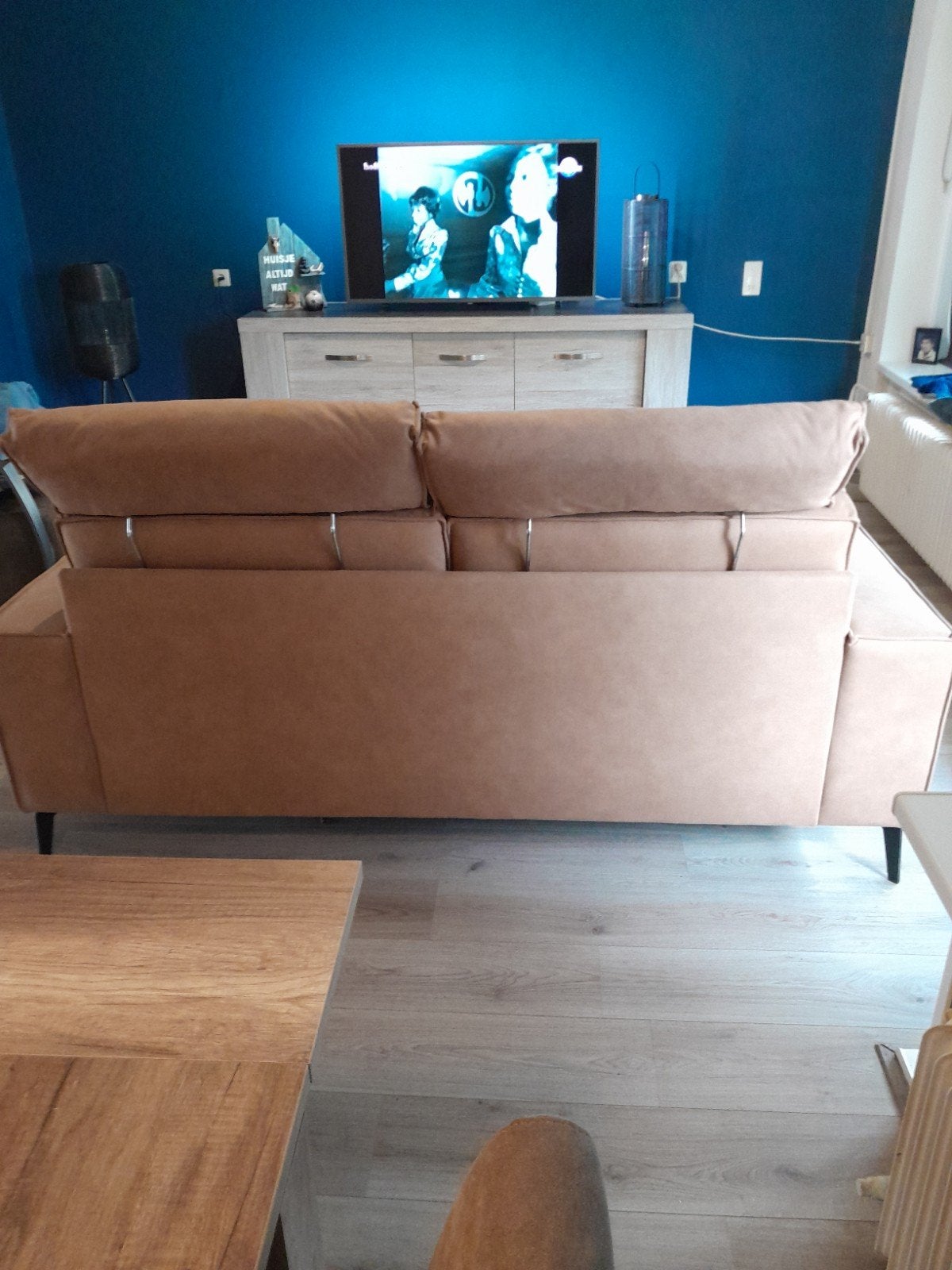 Comfortabele 2-zits bankstel - Zo goed als nieuw, Huis en Inrichting, Ophalen, 150 tot 200 cm, Tweepersoons, 75 tot 100 cm