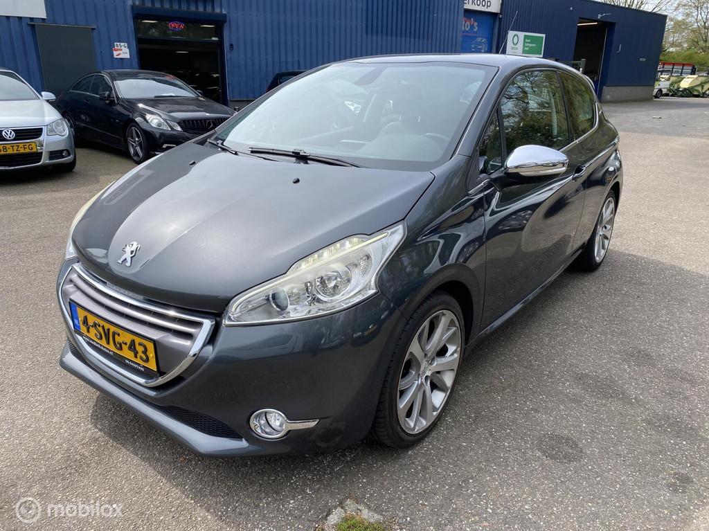 Peugeot 208 1.6 VTi Allure 100.KM ECC CRUISE LEDER APK 31-03, Auto's, Peugeot, Bedrijf, Te koop, ABS, Airbags, Airconditioning