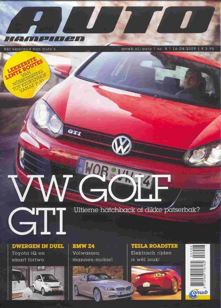 Autokampioen 8 2009 VW Golf GTI, Z4, G-klasse, Audi A4 Civic, Boeken, Ophalen of Verzenden, Nieuw, Volkswagen