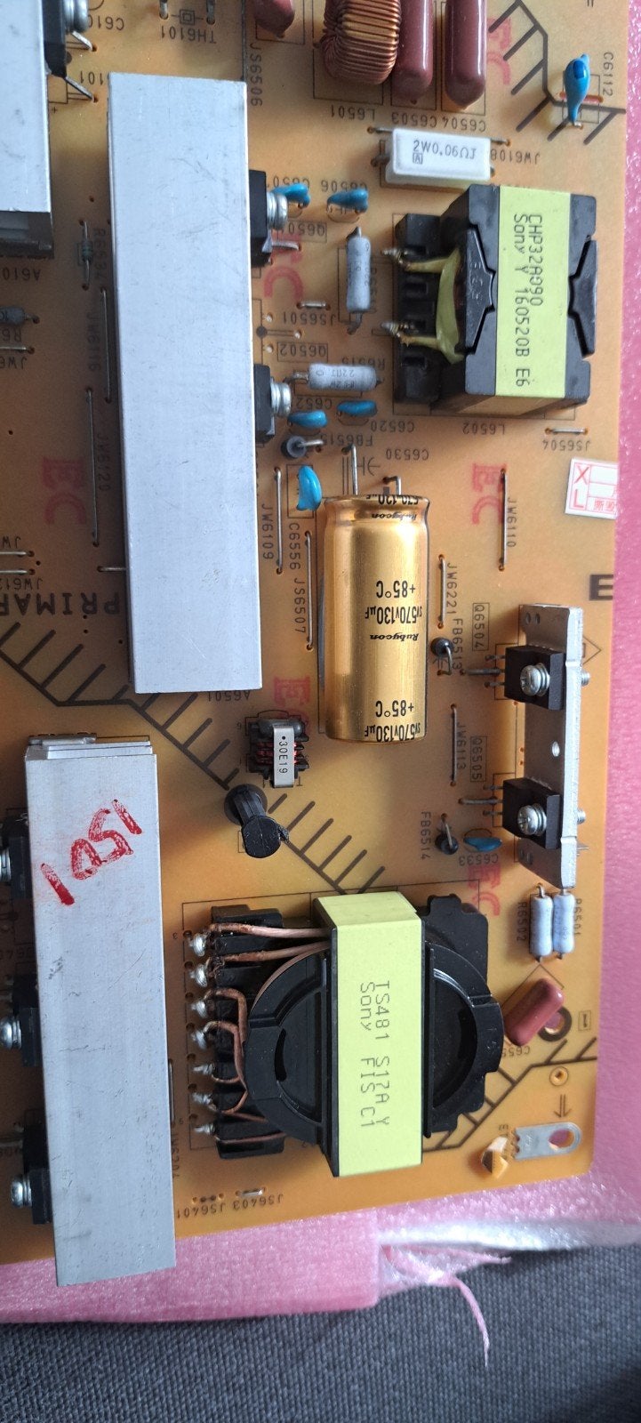 Foto 4 van Sony televisie-voedingskaart (power board)