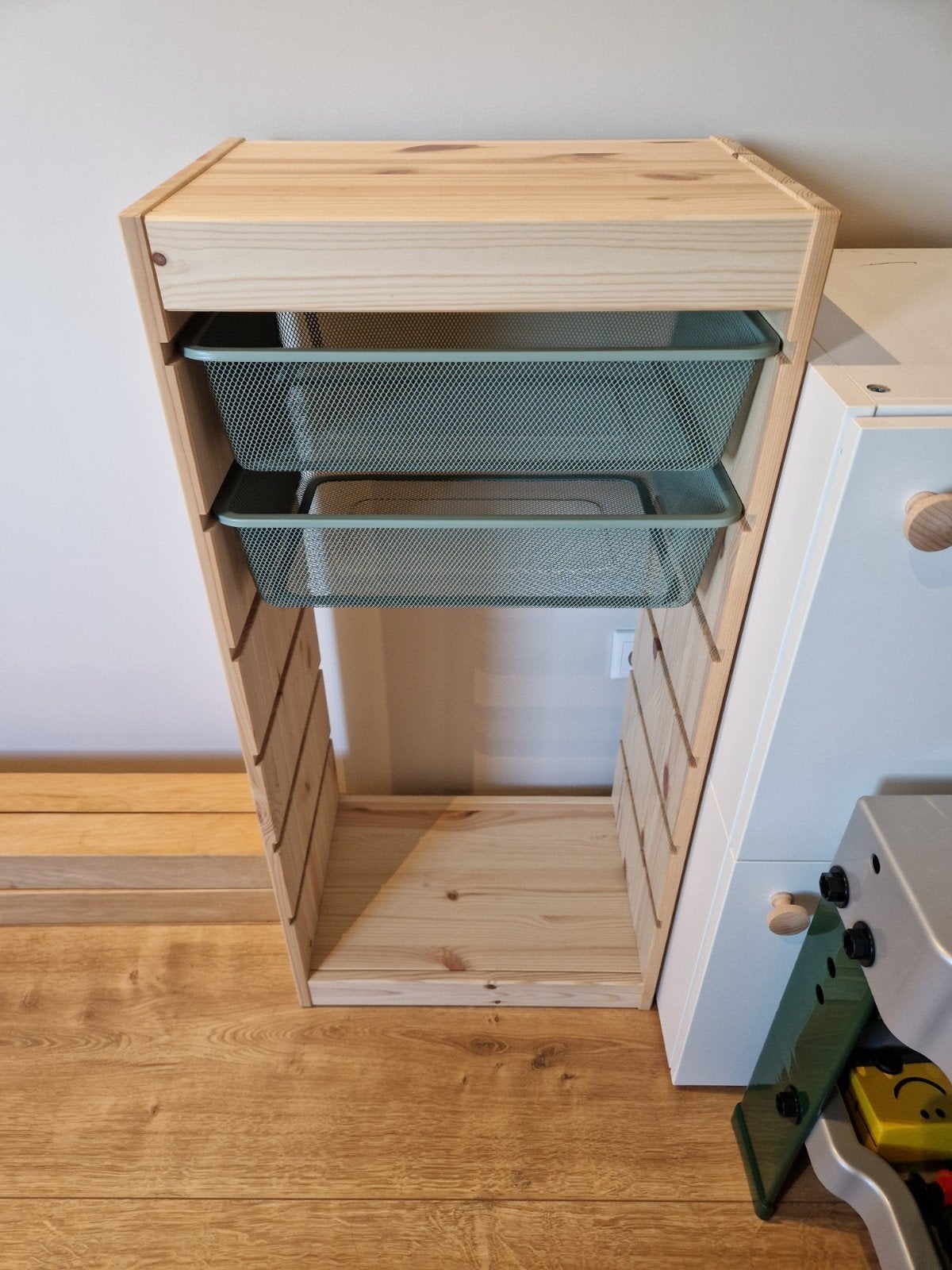 Ikea Trofast kastje met 2 bakken, Zo goed als nieuw, Minder dan 50 cm, Ophalen, Minder dan 90 cm