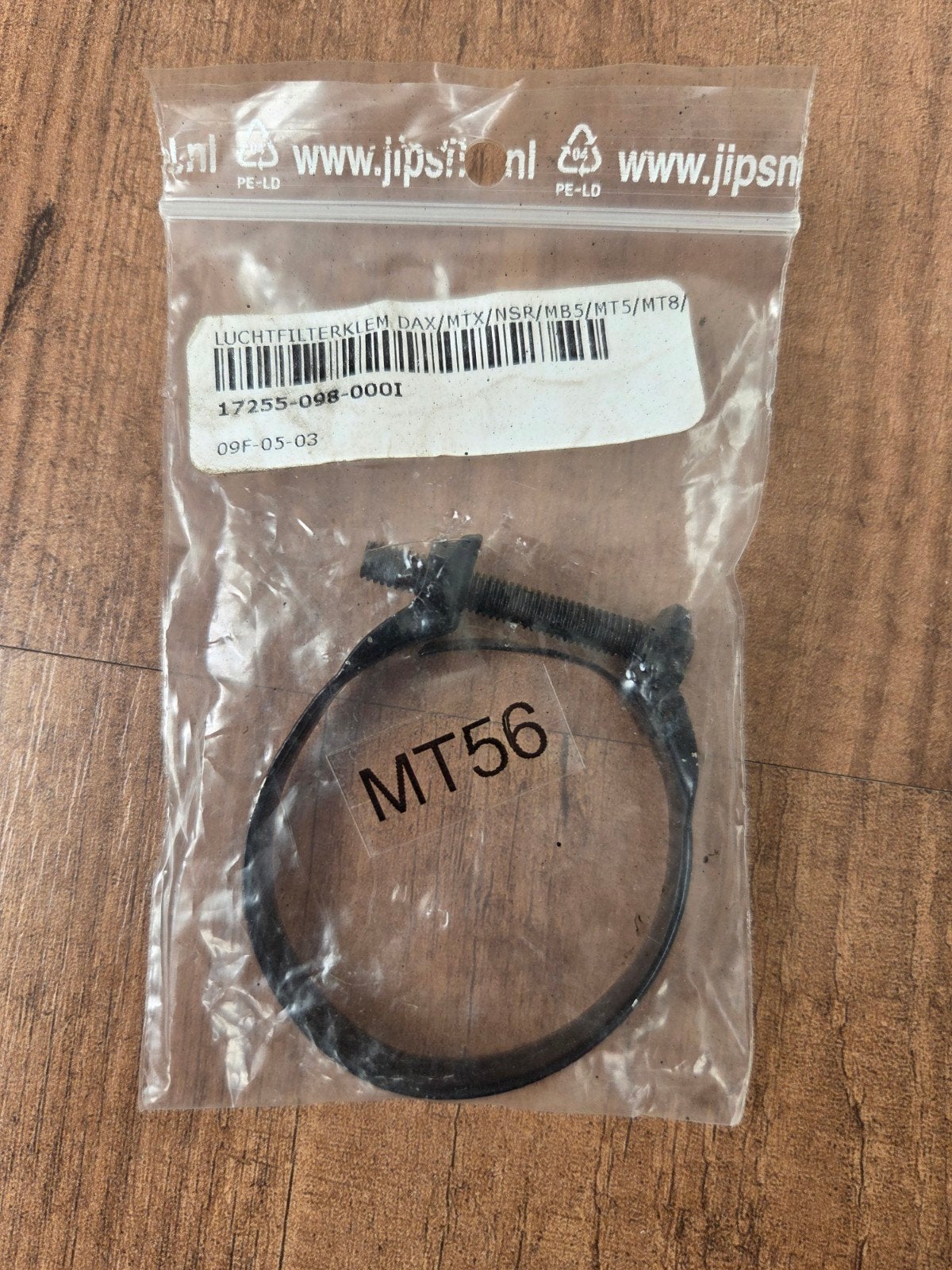 Honda mt mb mtx mbx nsr luchtfilter klem nieuw, Ophalen of Verzenden