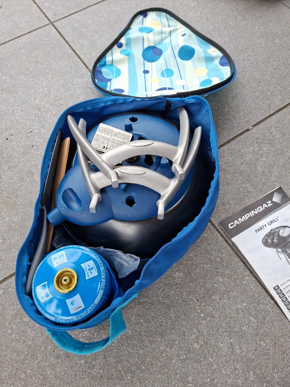 Campingaz Party Grill met 2 bakplaten en tas, Ophalen