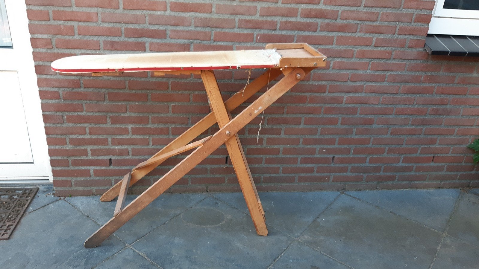 Houten strijkplank/decoratie, Ophalen
