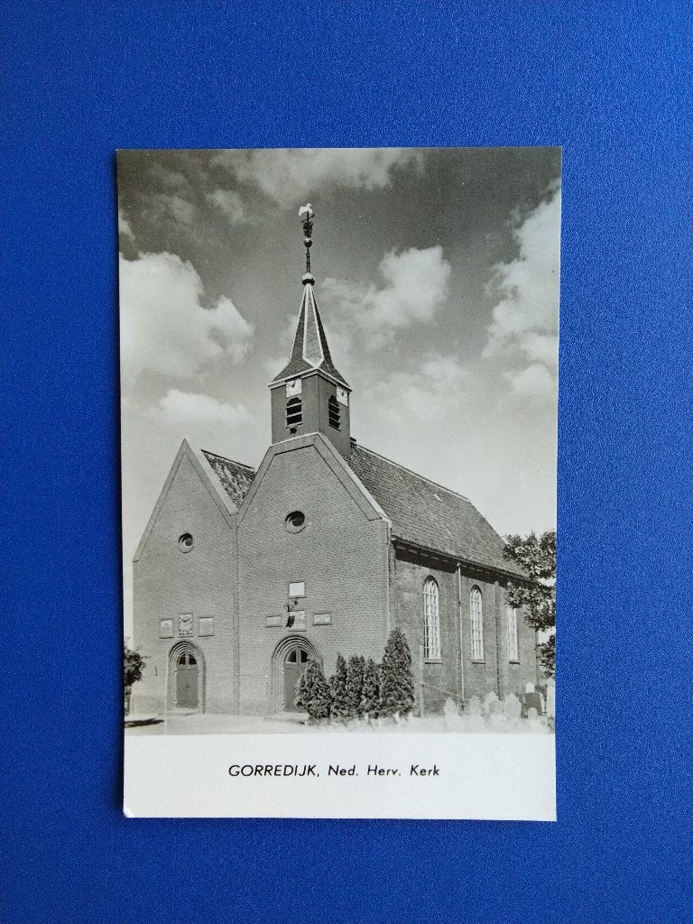 Gorredijk, Ned. Herv. Kerk. Klf, Verzenden, 1940 tot 1960, Ongelopen, Friesland