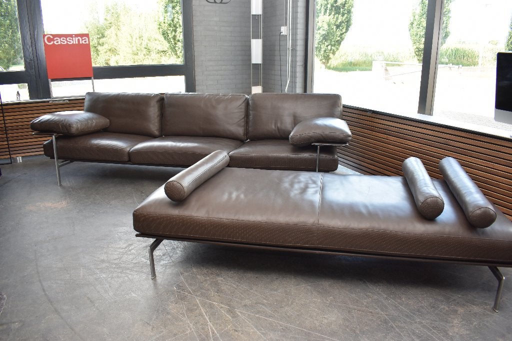 Prachtige unieke B&B Italia Diesis design set banken, 250 tot 300 cm, Gebruikt, Hoekbank, 75 tot 100 cm
