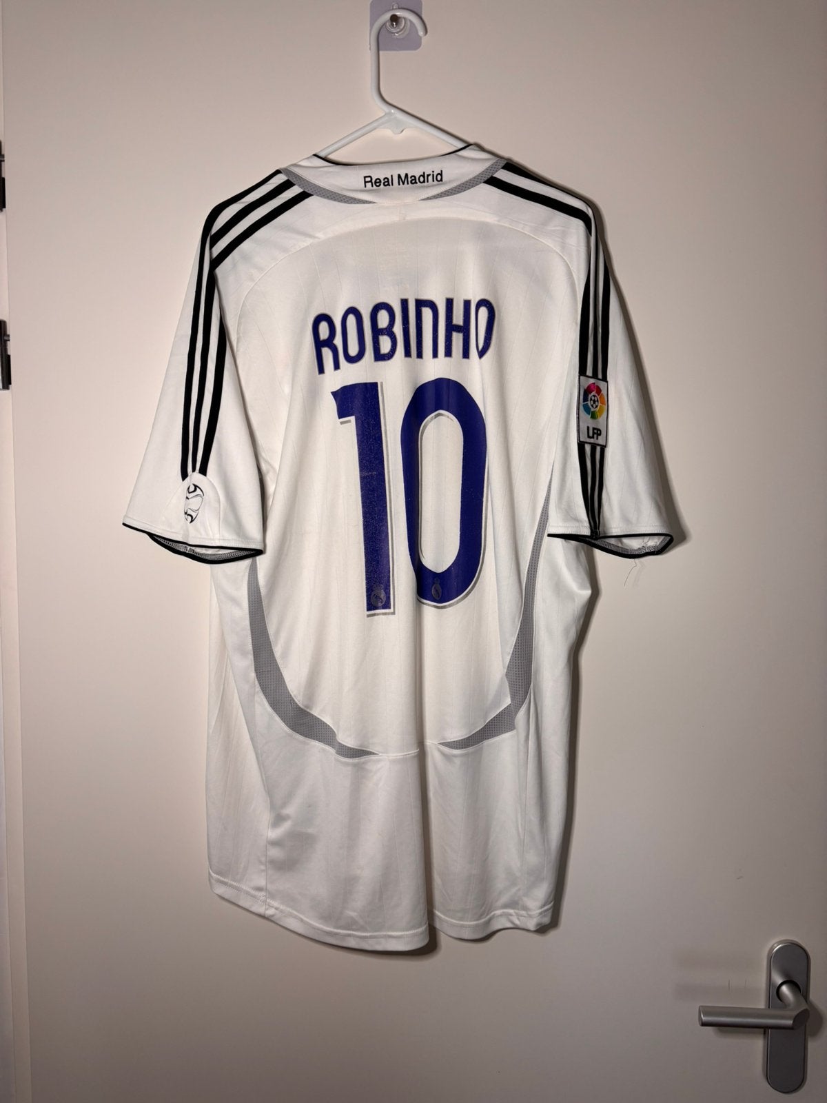 Real Madrid CF 2006/2007 Robinho #10 Adidas XL, Maat XL, Verzenden, Zo goed als nieuw, Shirt