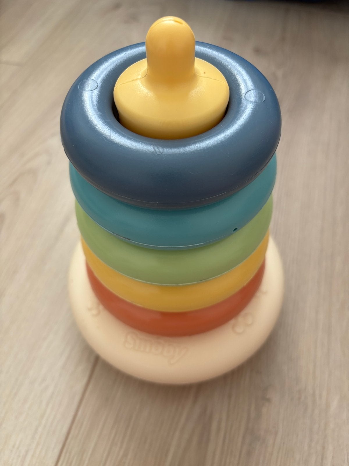 Smoby Ringenstapelaar - Kleurrijk Stapelspeelgoed, Ophalen of Verzenden, Zo goed als nieuw, Overige typen