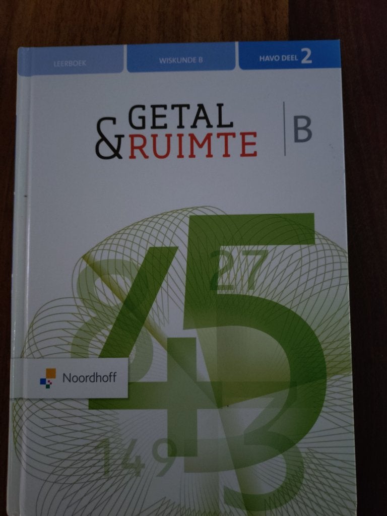 GETAL EN RUIMTE - 12E EDITIE  HAVO WISKUNDE B DEEL 2, Boeken, Verzenden, Zo goed als nieuw, HAVO, Wiskunde B