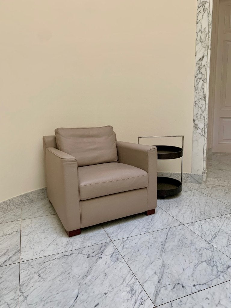 Walter Knoll Gaston design fauteuil, Ophalen, Zo goed als nieuw, 75 tot 100 cm, Modern