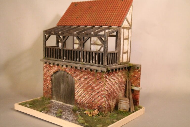 D-436,TM-MODELS 1-35,NO,3543,Vakwerkhuis, Hobby en Vrije tijd, Ophalen of Verzenden, Nieuw, 1:35 tot 1:50