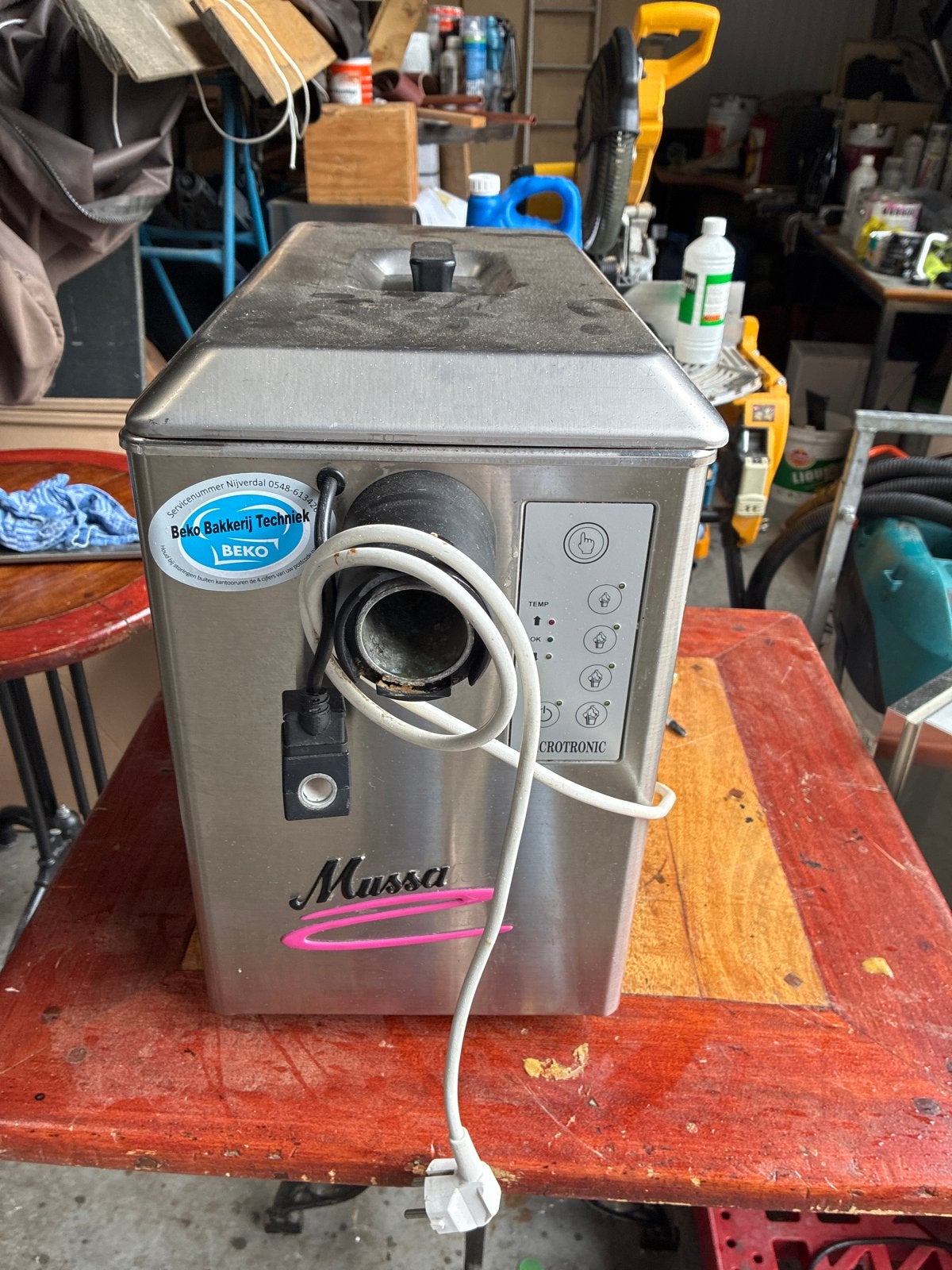 Mussa Slagroommachine - HANS KRATT - 500W, Ophalen, Gebruikt, Overige typen