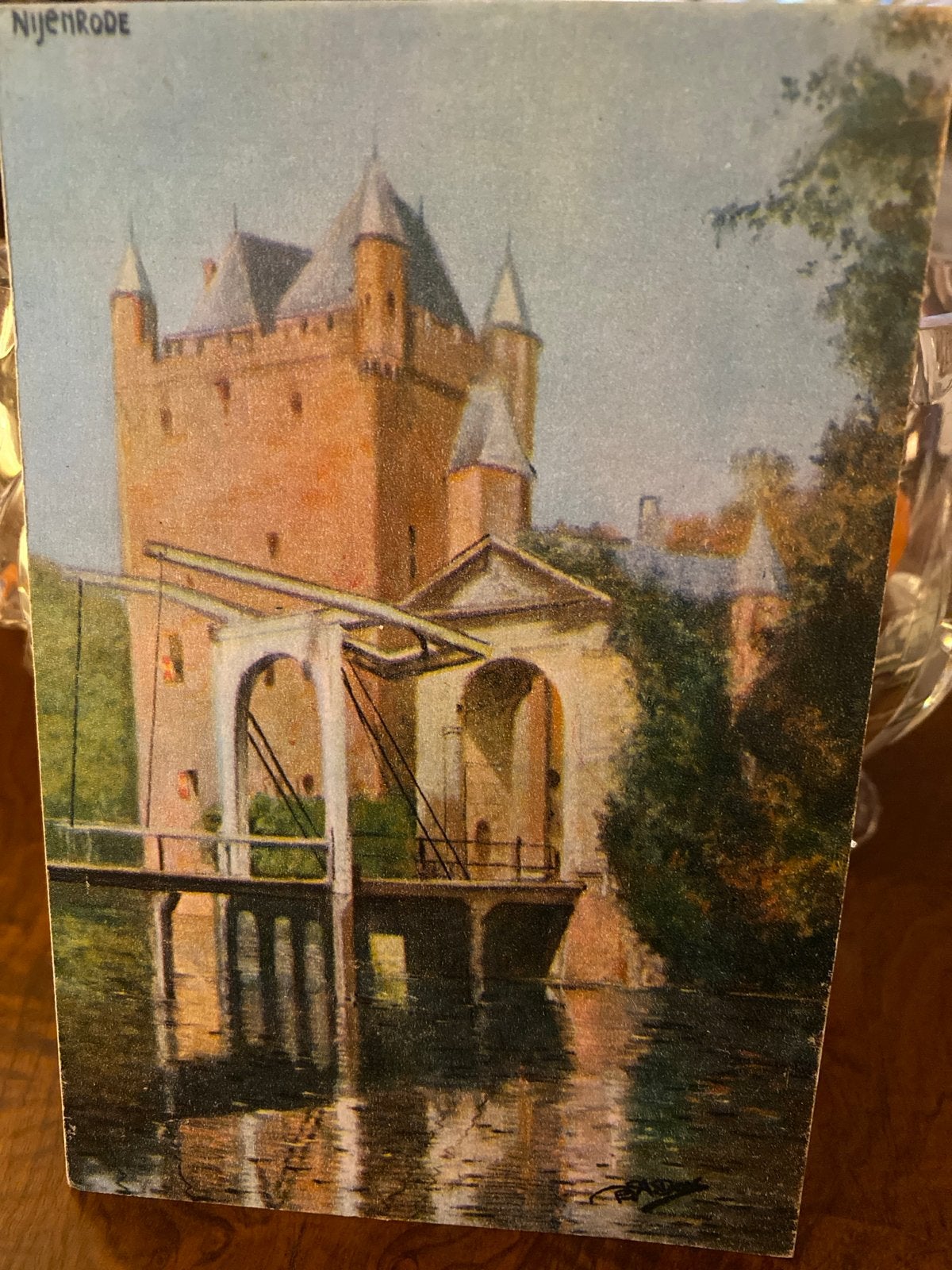 Oude Ansichtkaart Kasteel Nijenrode - Gelderland, Ophalen of Verzenden, Voor 1920, Gelopen, Gelderland