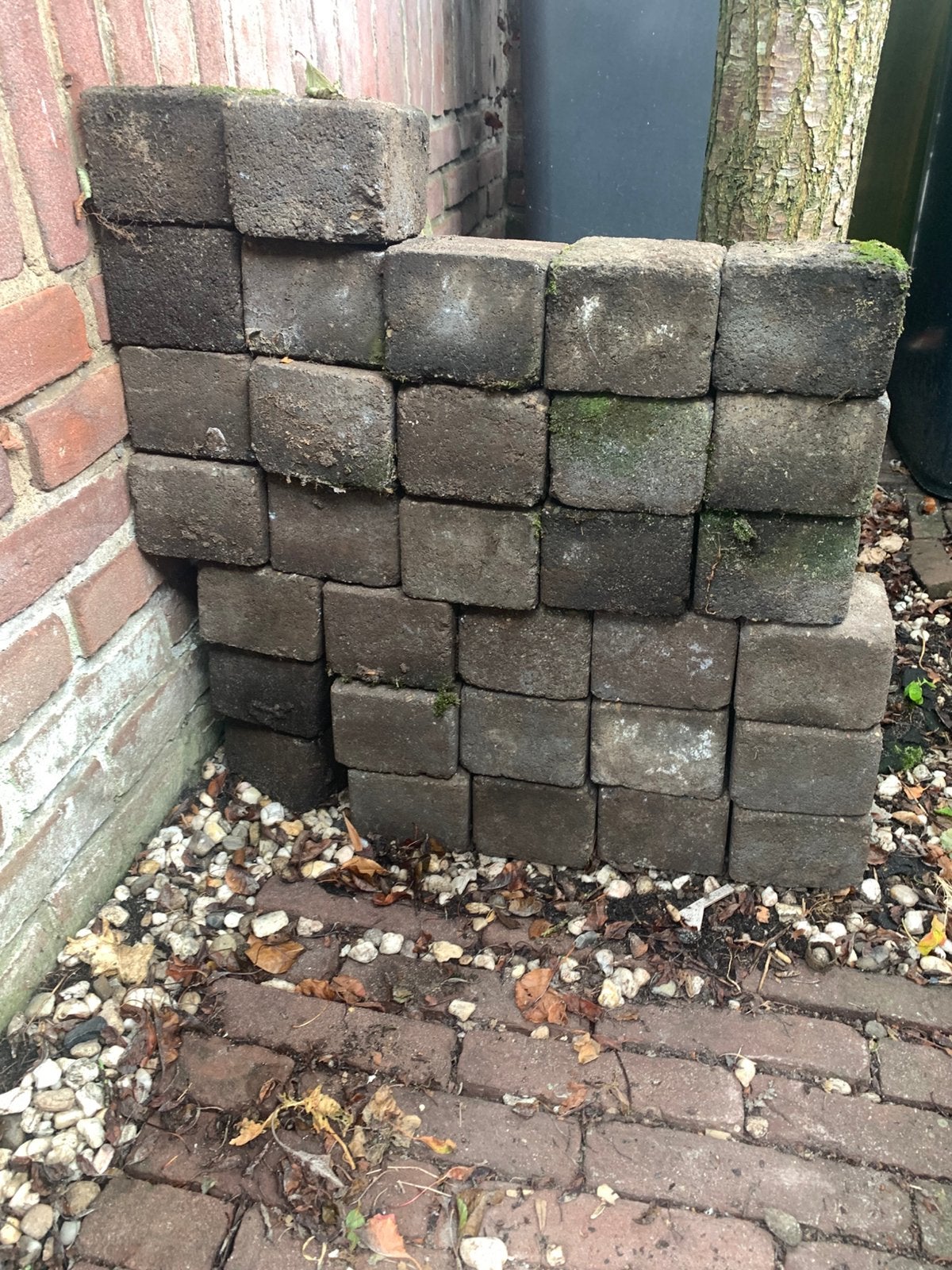 Restand tuinverbouwing, Tuin en Terras, Tegels en Klinkers, Ophalen, Gebruikt, Overige materialen, Overige typen