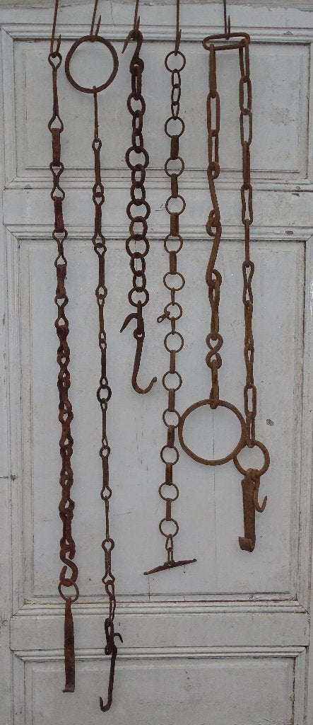 met de hand gesmede kettingen ketting, Ophalen
