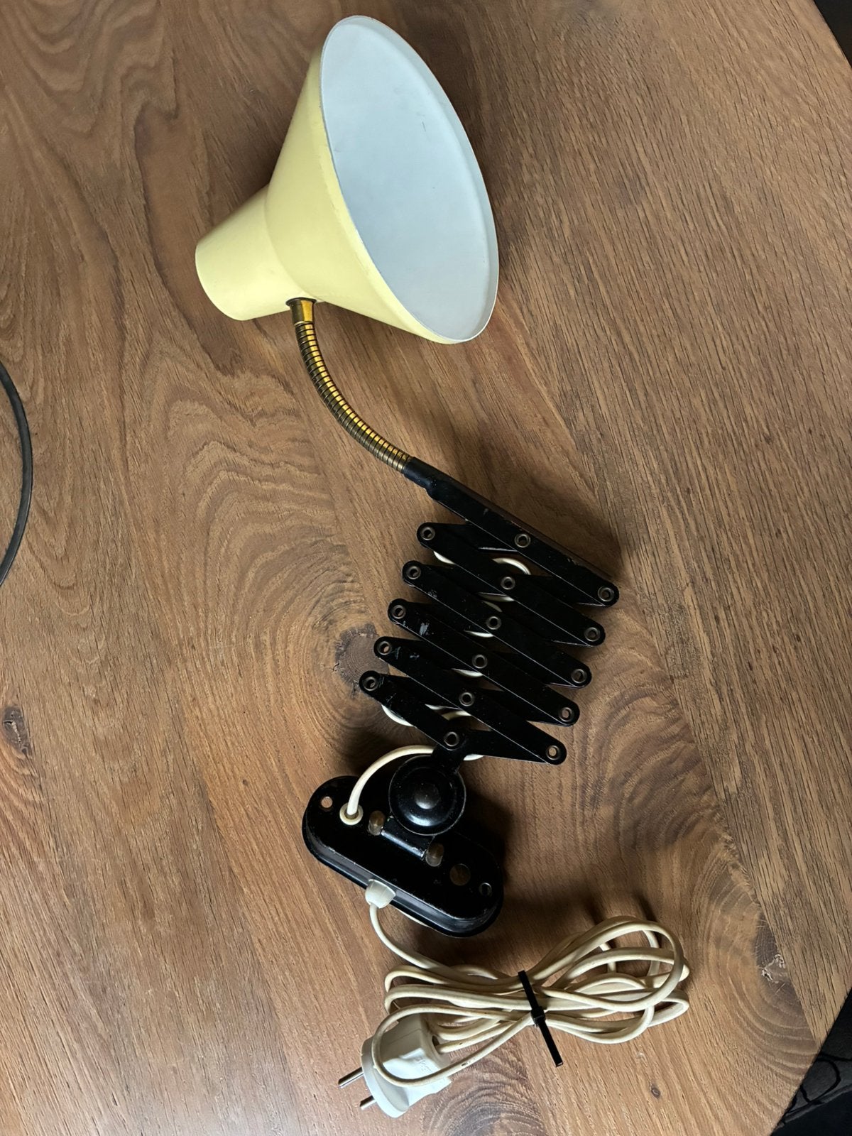 Vintage Hala Vaen harmonica wandlamp, Ophalen of Verzenden, Gebruikt, Metaal