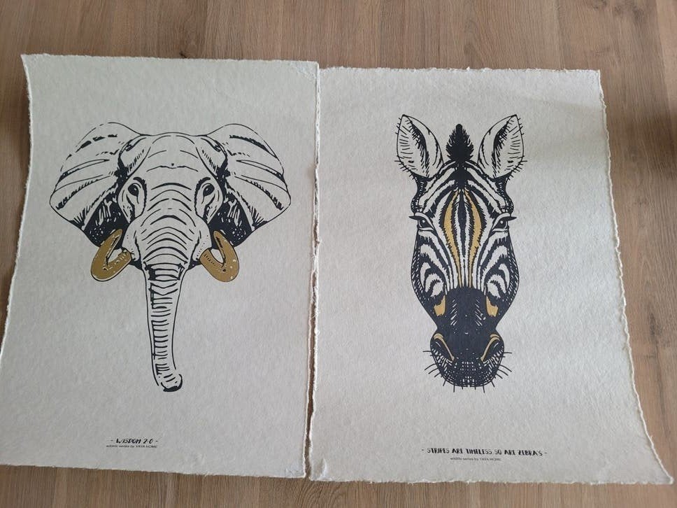 Posters op rauw papier, Ophalen, Nieuw, Overige onderwerpen