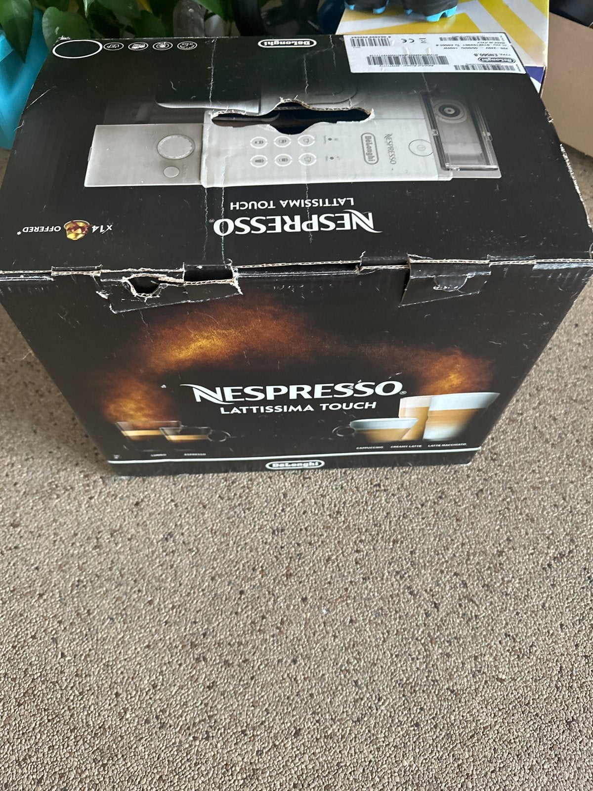 Nespresso Lattissima Touch EN560.B - Zo goed als nieuw, Info@delonghi.nl, Espresso apparaat, Ophalen of Verzenden, 1 kopje
