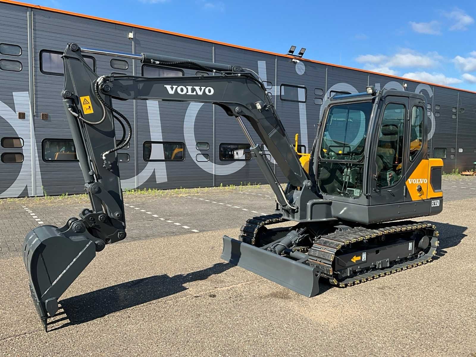 2018 Volvo EC55D Midigraafmachine, Zakelijke goederen, Machines en Bouw | Kranen en Graafmachines, Graafmachine