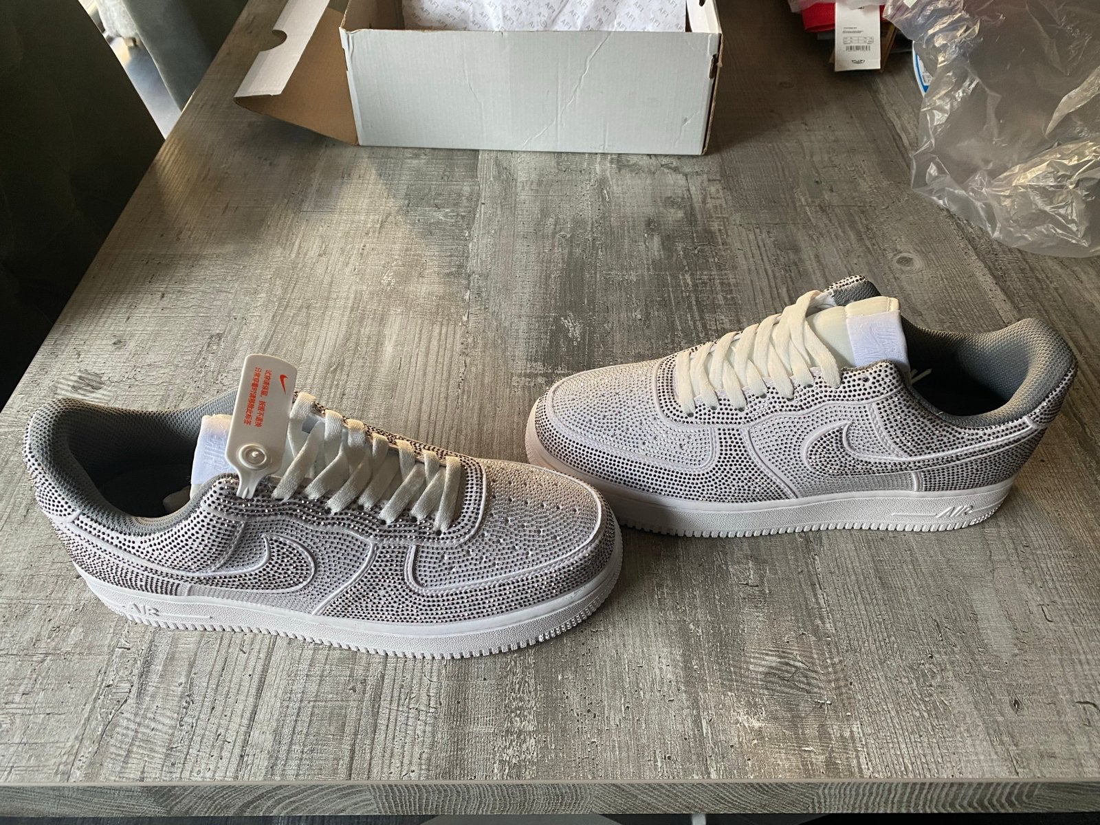 Nike Air Force 1 Low '07 LX 'White/Grey', Kleding | Dames, Ophalen of Verzenden, Nieuw, Wit, Sneakers of Gympen