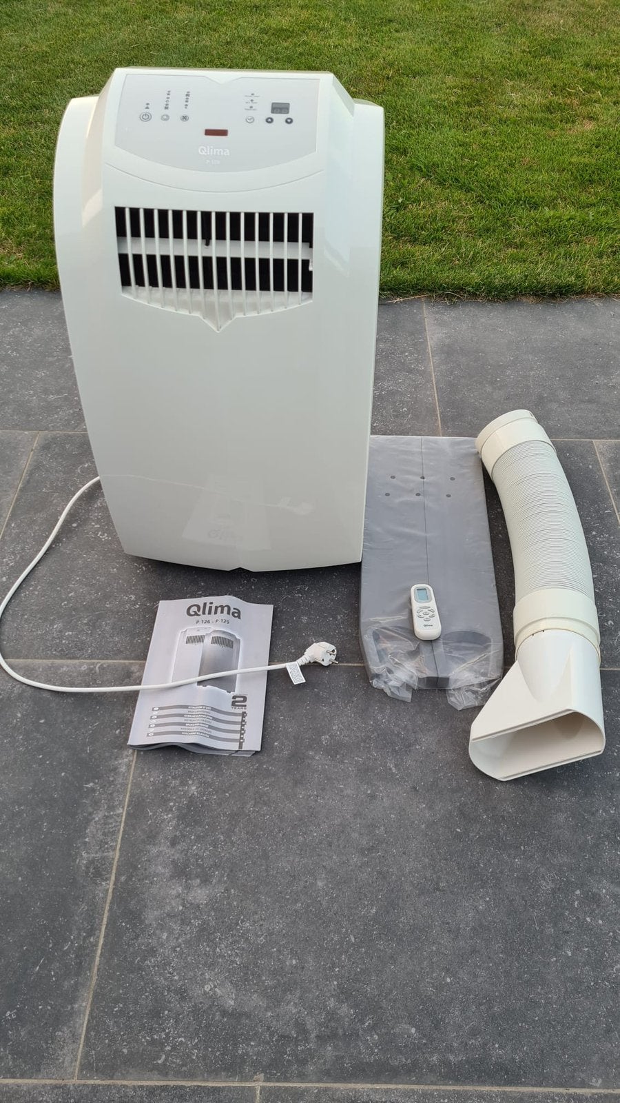 Qlima P126 mobiele airco - koelen, ontvochtigen & ventileren, Ophalen, 3 snelheden of meer, Zo goed als nieuw, Koelen en Ontvochtigen