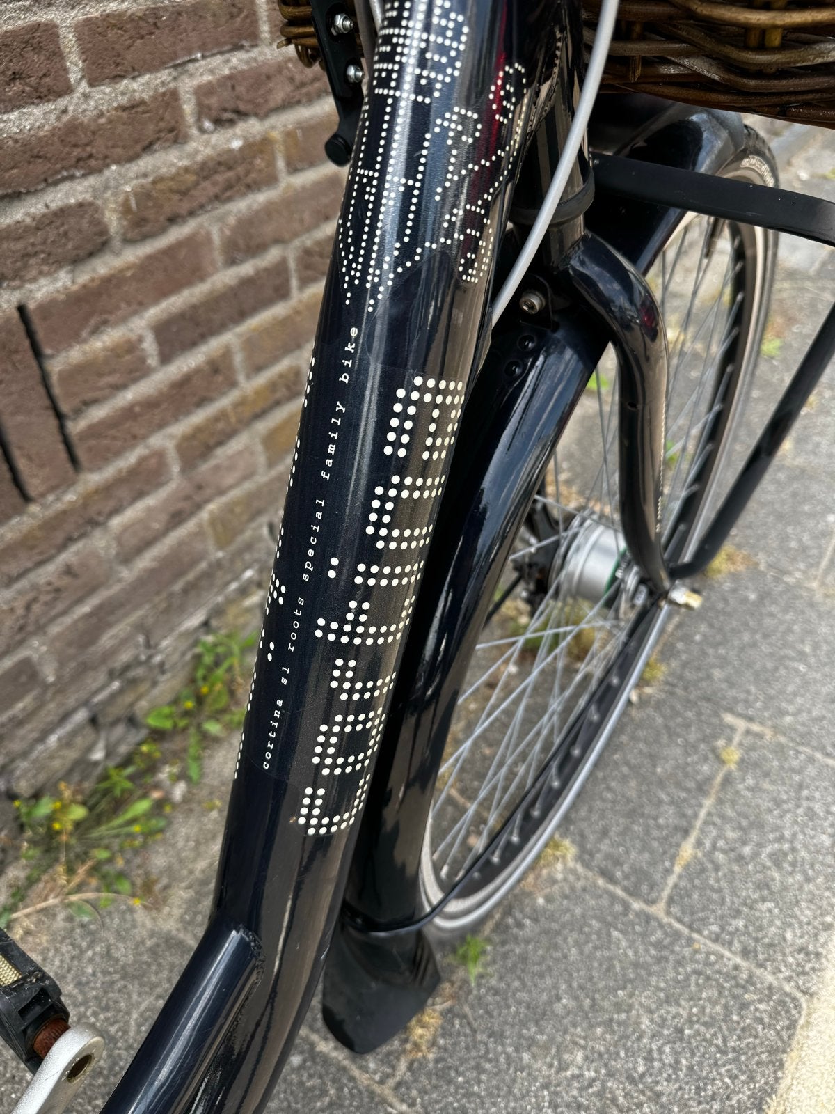 Cortina fiets met kinderzitje en mandje, Ophalen of Verzenden, Gebruikt, Overige merken